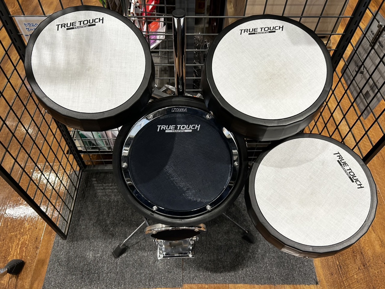 Tama TTK5S 5PC小音量ドラムセット トゥルータッチトレーニングキット