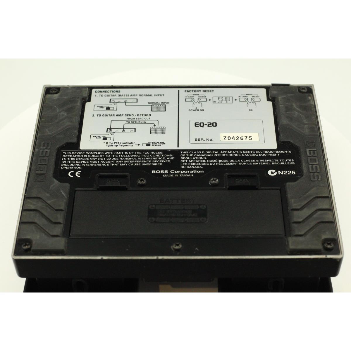 中古】 イコライザー BOSS EQ-20 Graphic Equalizer ADVANCED EQ