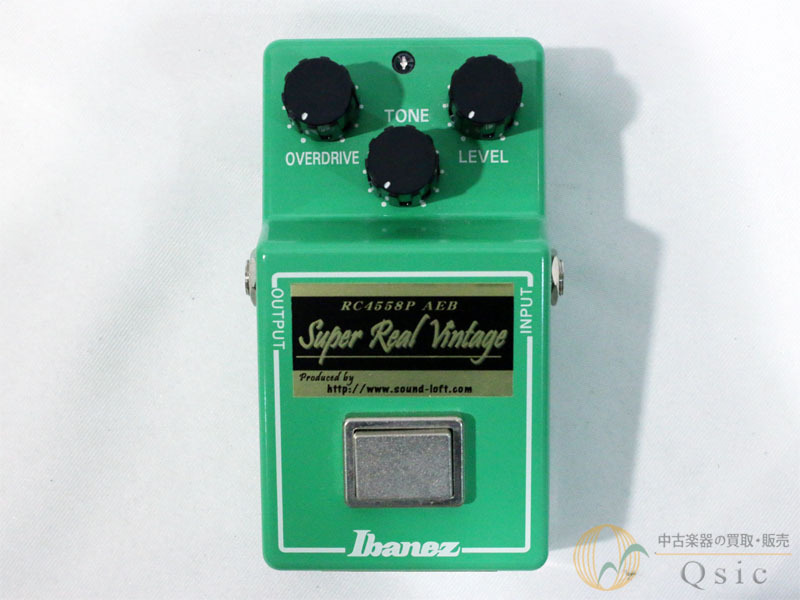 Ibanez TS808 Sound Loft Mod. Super Real Vintage RC4558P AEB [XL395