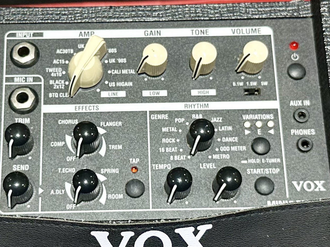 ＶOＸギターアンプMINI5 Rhythm中古 VOX】ヴォックス『ギターアンプ』MINI5 Rhythm 1週間保証【中古