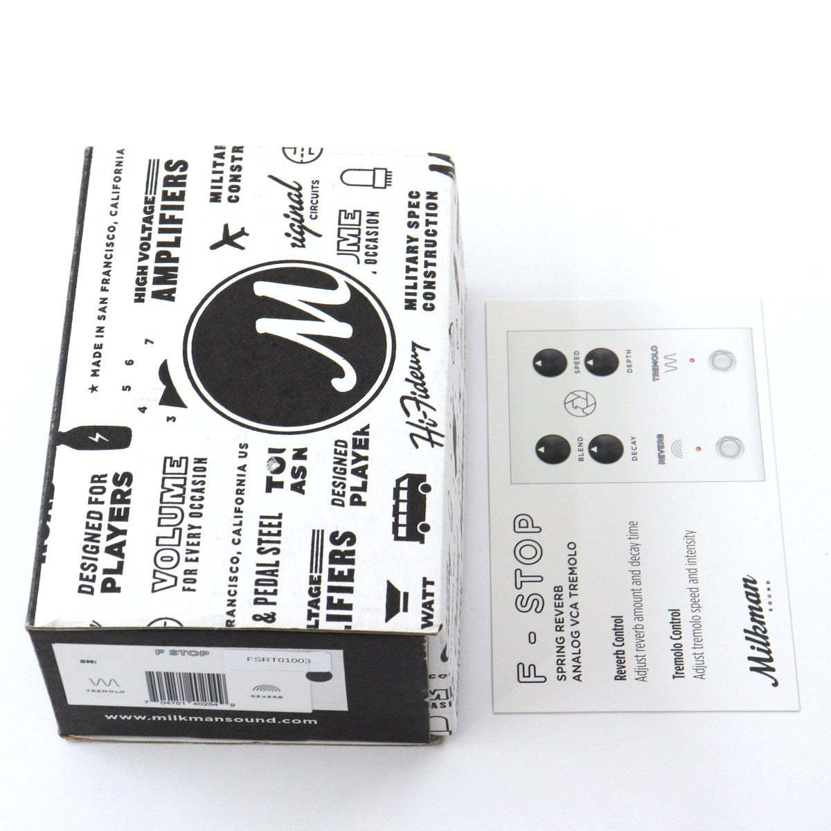 Milkman Sound F-Stop / Reverb/Tremolo (正規輸入品) 【池袋店