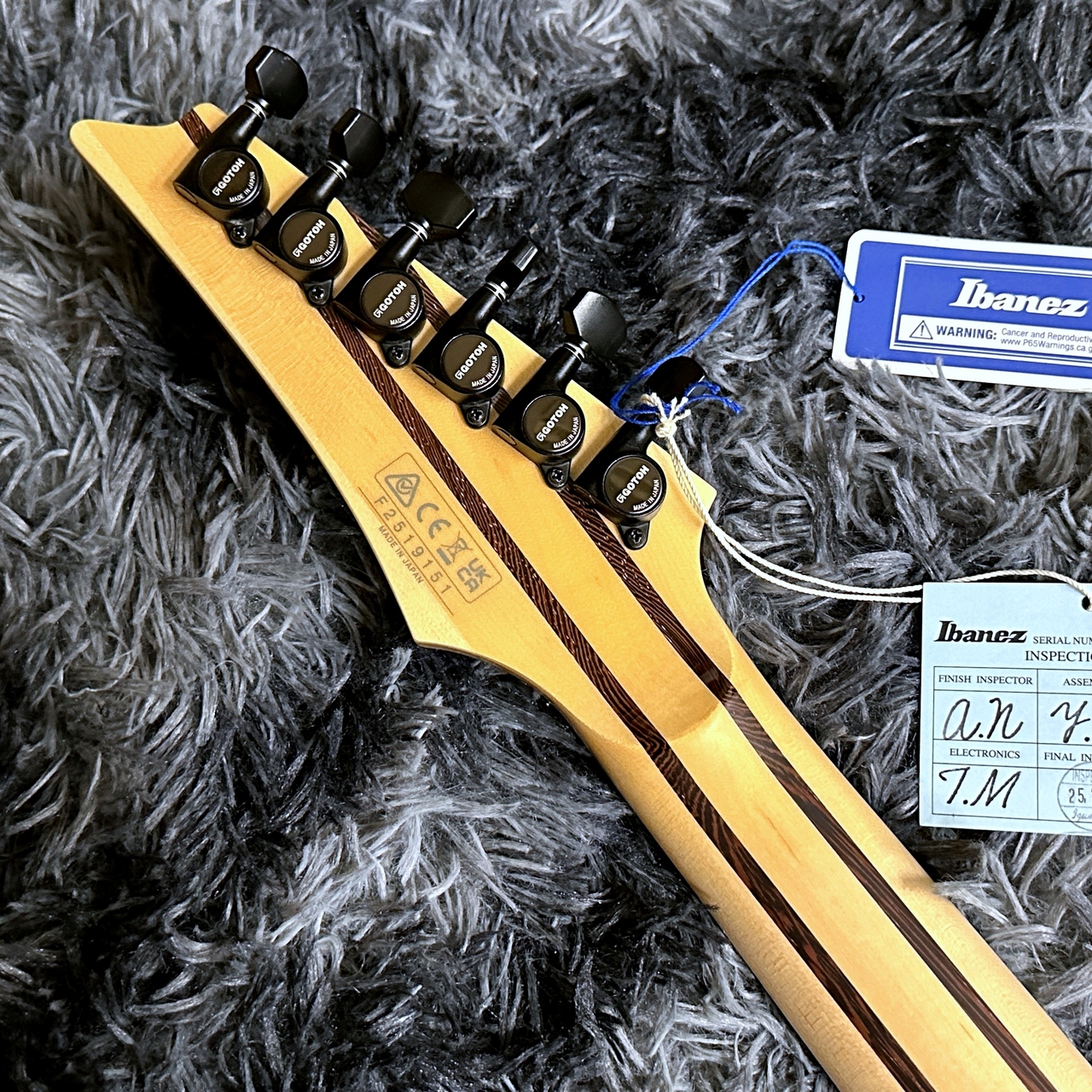 Ibanez j.custom RG8620AH-BQZ (Black Quartz)【WINTER SELECTION特価