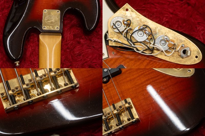 USA フェンダービンテージエレキベースVシリアル現状品 Fender 1970y