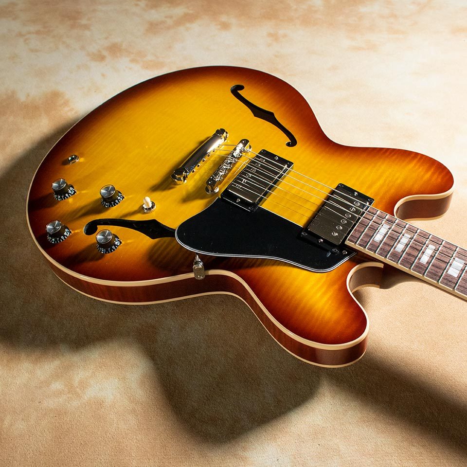 Gibson ES-335 Figured Iced Tea（新品）【楽器検索デジマート】