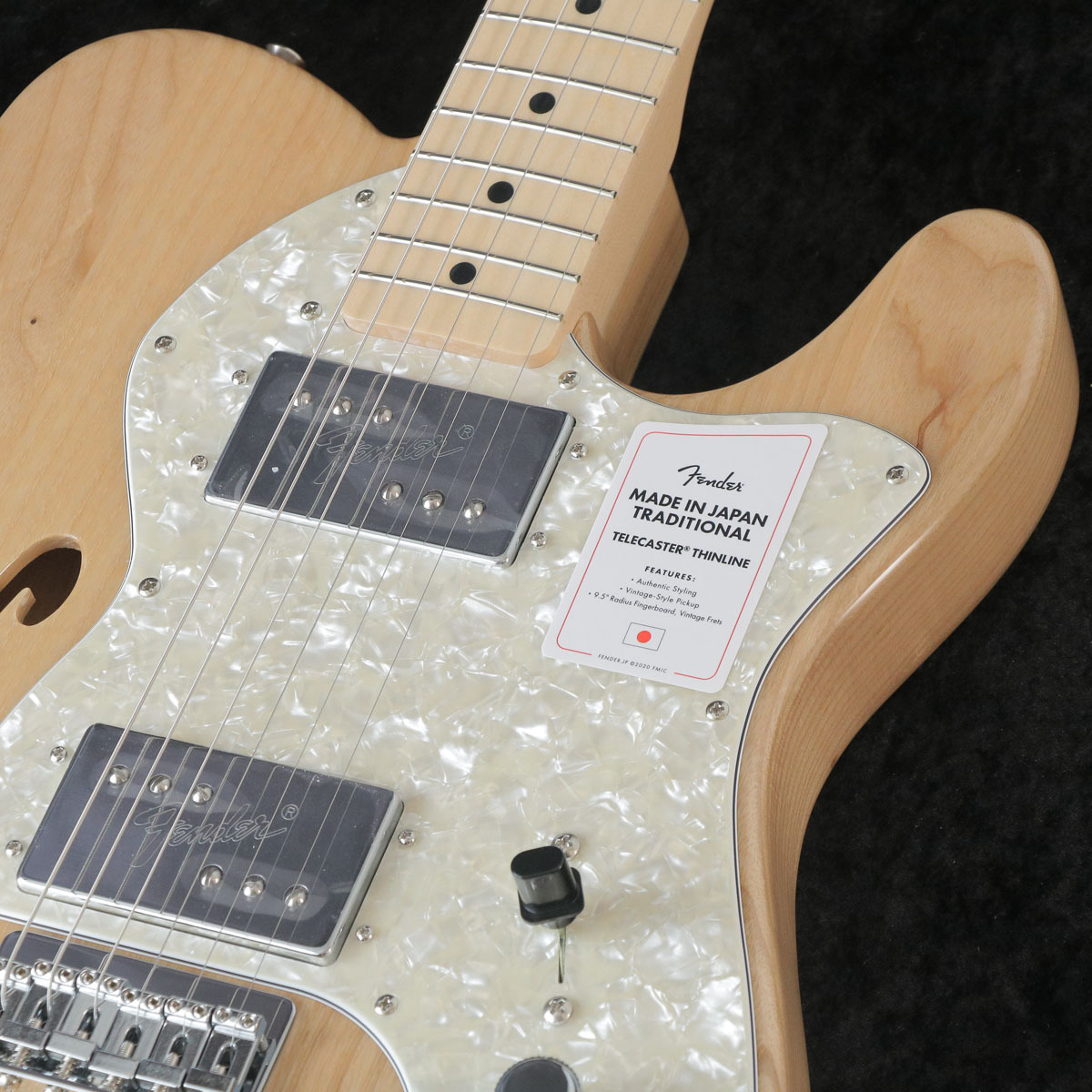 Fender Traditional 70s Telecaster Thinline Natural (重量:3.62kg