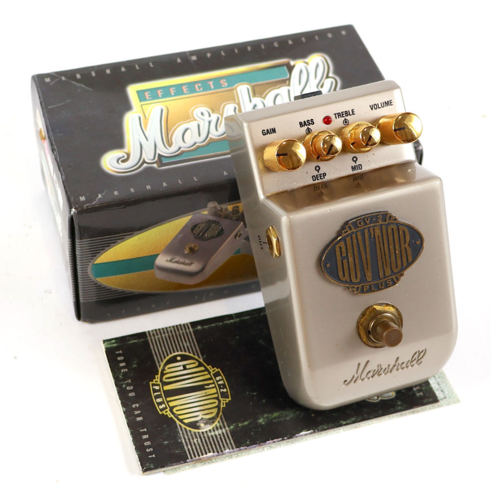 Marshall GV-2 GUV'NOR PLUS ギターエフェクター Amazon.com: Marshall GV-2 Guv'nor Plus Effects Pedal