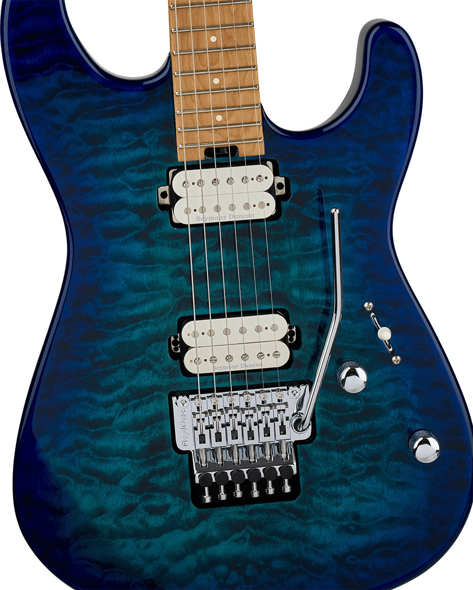 Charvel Pro-Mod Plus San Dimas Style 1 HH FR CM Chlorine Burst