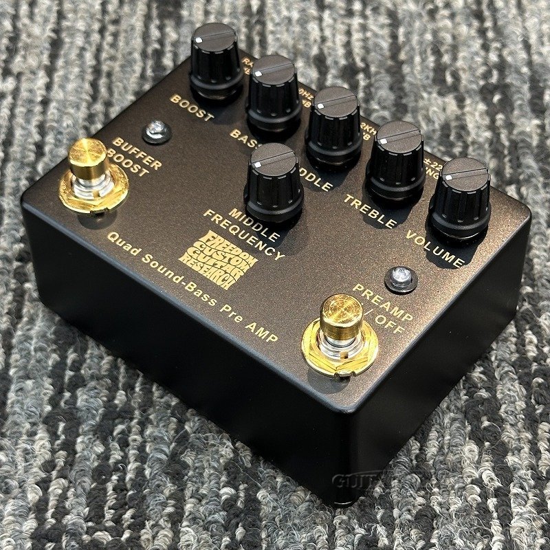 ベース Freedom Custom Quad Sound-Bass Pre AMP FREEDOM CUSTOM GUITAR RESEARCH Quad Sound Bass Pre Amp -Limited
