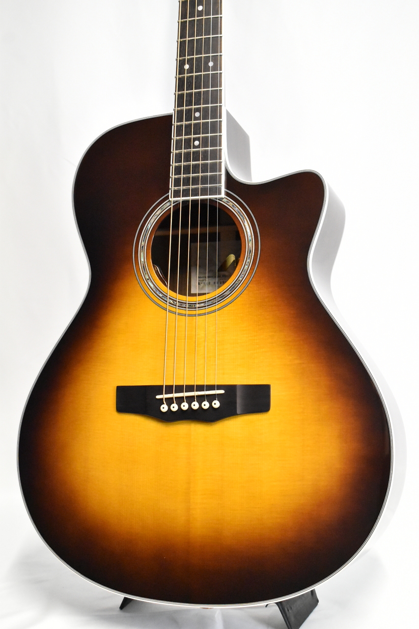 Morris エレアコギター サンバースト Morris R-14G BS(ブラウンサンバースト) 【国産エレアコ】（新品特価