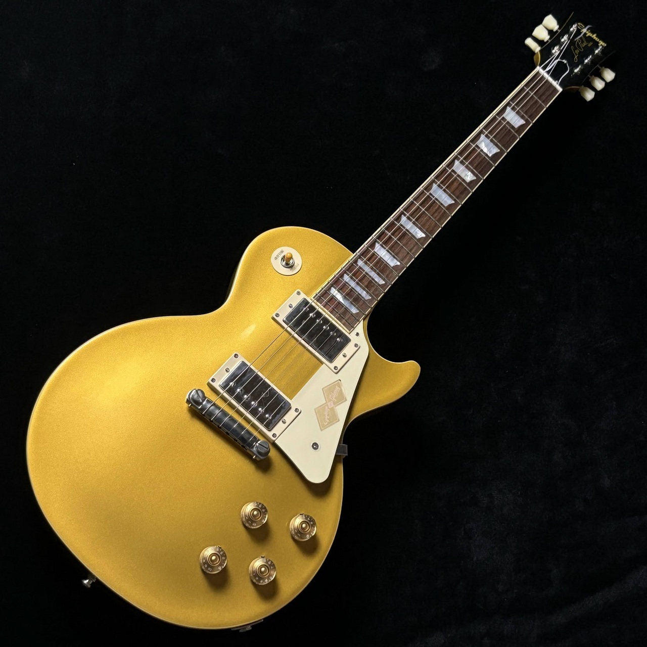 EpiphoneWILDCAT アンテークアイボー ゴールドラメ　ビンデング Epiphone Tak Matsumoto 1955 Les Paul Standard Antique Gold
