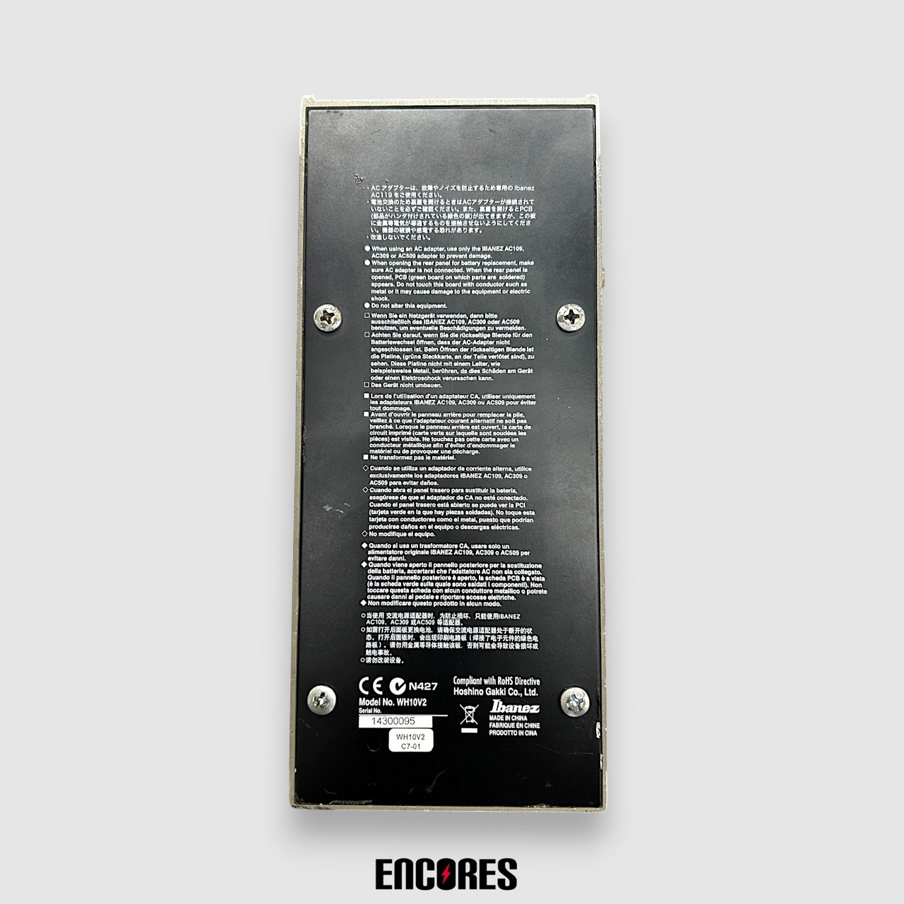 さ*ち様 Ibanez WH10 V2 ワウペダル Ibanez WH10 V2 買取ました。デジマートにて￥10800で販売中