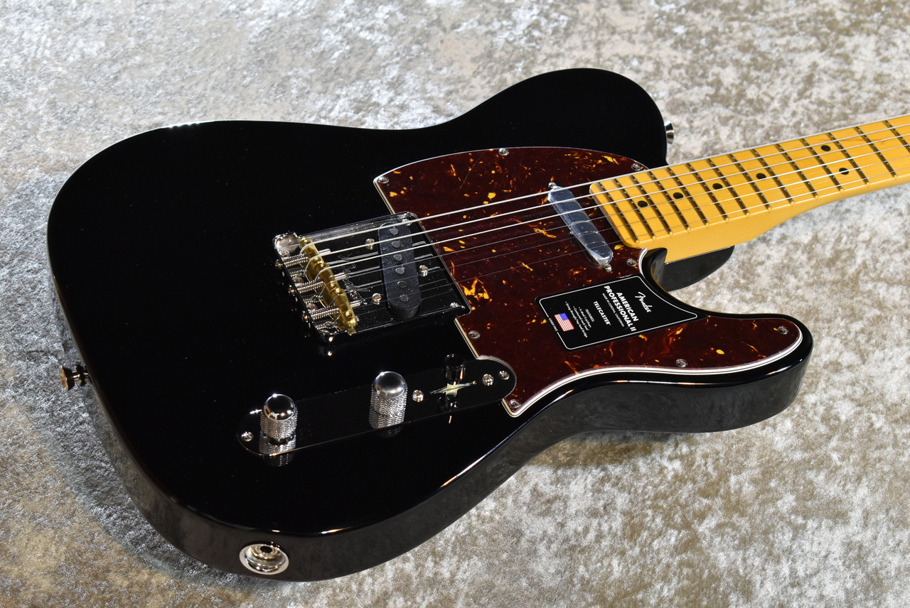 Fender AMERICAN PROFESSIONAL II TELECASTER MOD Black  #US23039577【3.69kg】（新品特価）【楽器検索デジマート】