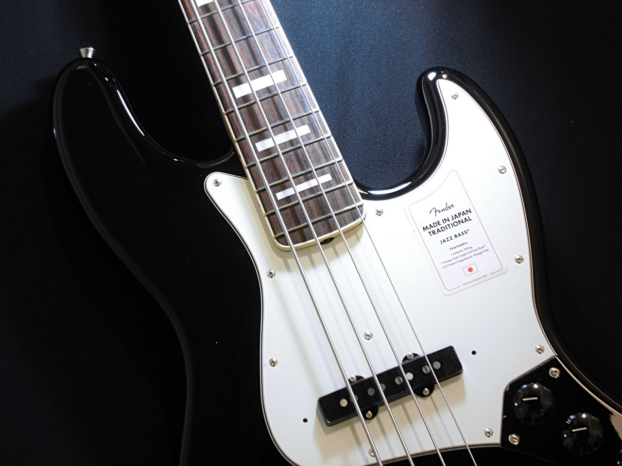 Fender Made in Japan Traditional Late '60s Jazz Bass / Black