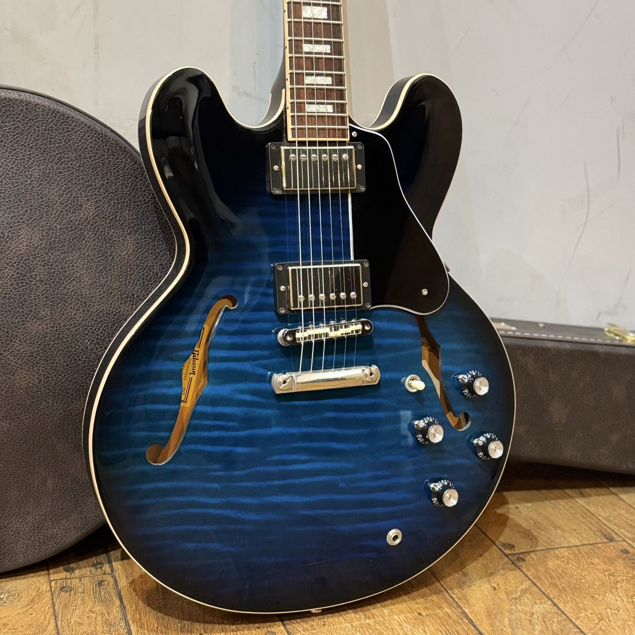 Gibson Memphis ES-335 Figured 2019 Model Blue Burst（中古/送料無料
