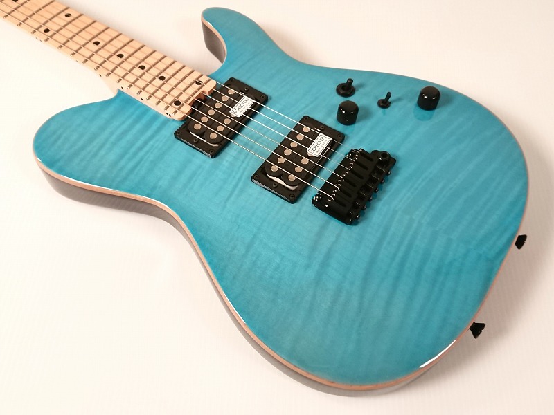 SCHECTER 【キルトメイプルトップ】【良杢!!】KR-24-2H-VTR-FM -Indigo