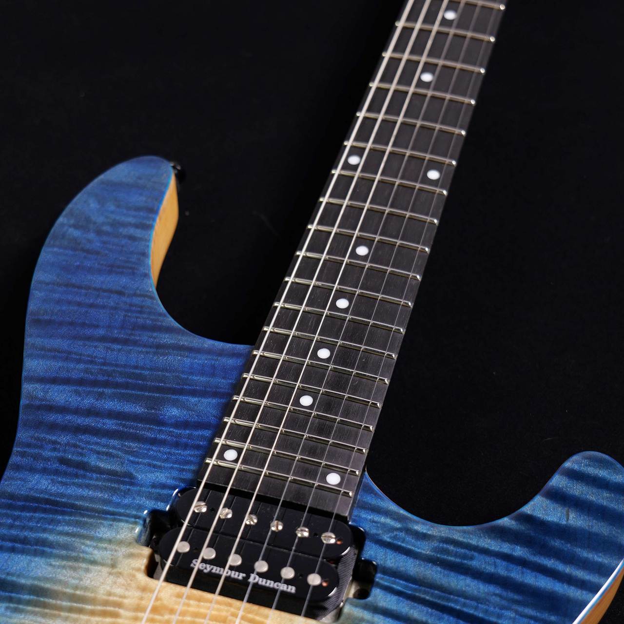 MAYONES REGIUS 6 Trans Natural Fade Blue Burst Out エレキ