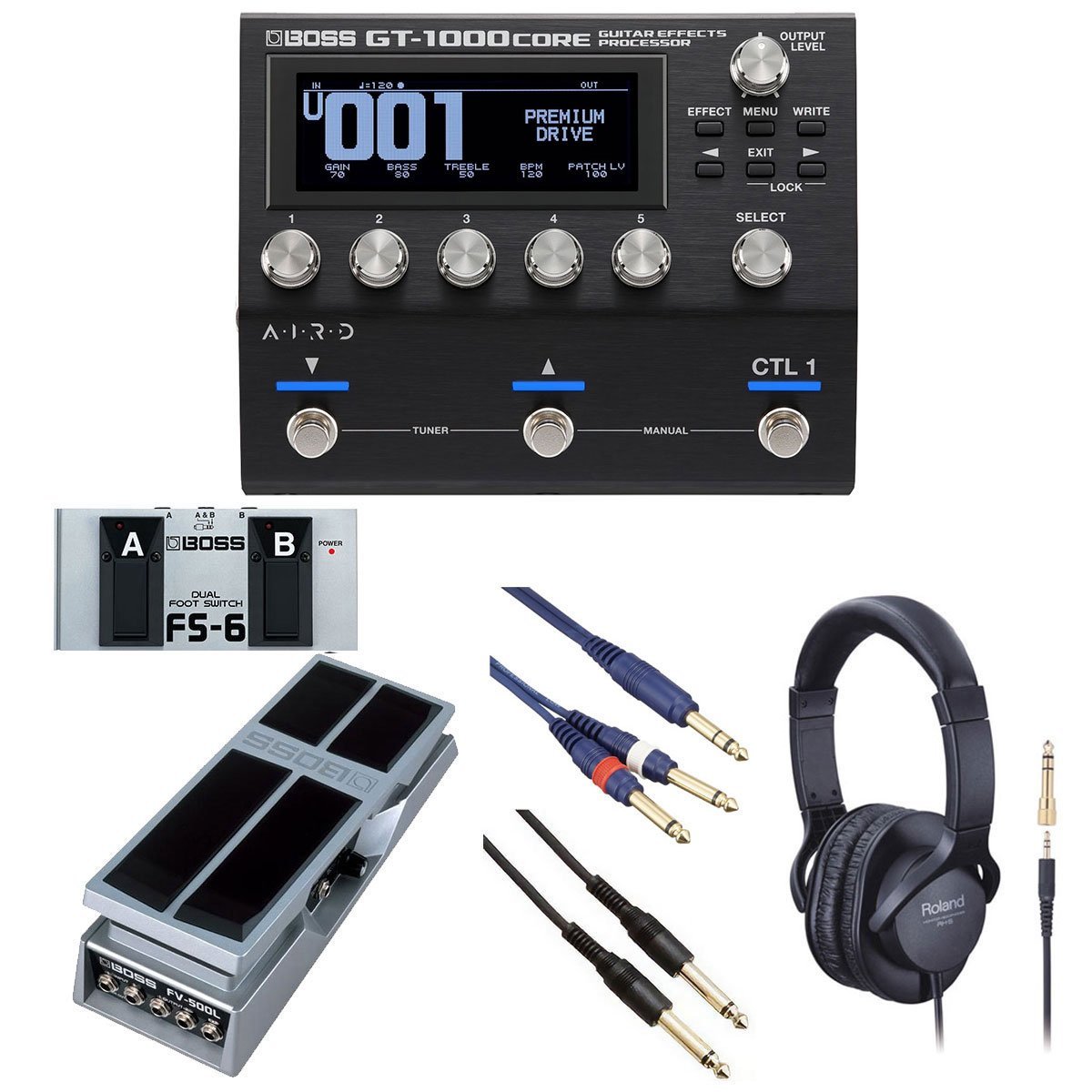 BOSS GT-1000CORE + FS-6