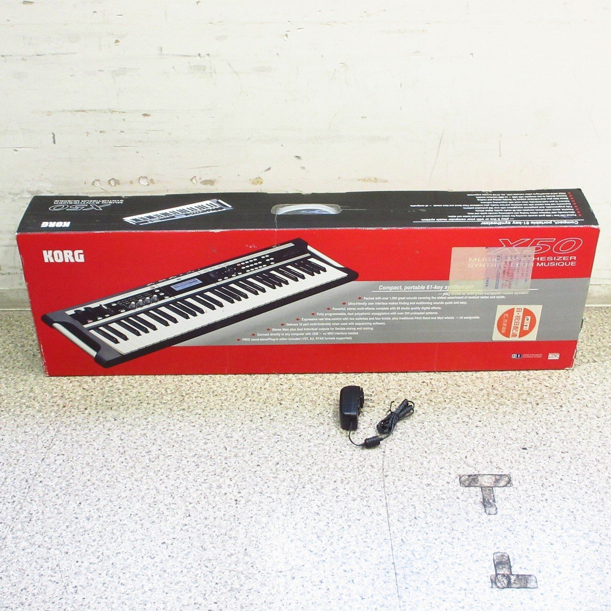 KORG X50 シンセサイザー Korg X50 61-Key Keyboard Synthesizer with Soft Case and