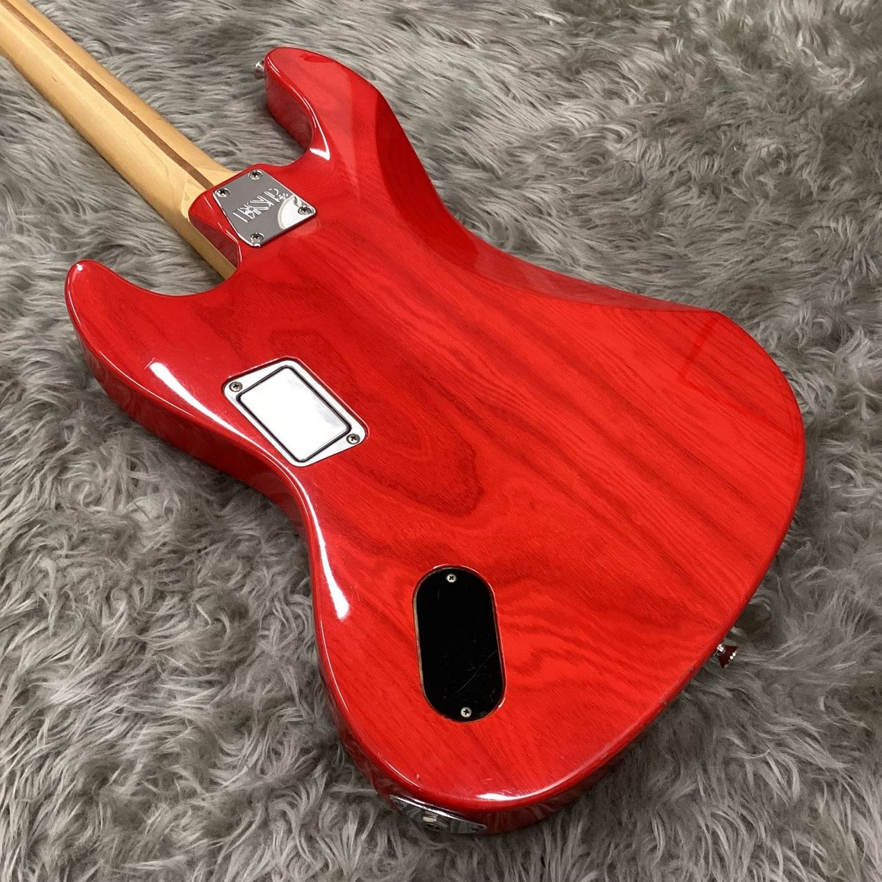 Edwards E-T-125BZ tetsuya Model ストラップ付き EDWARDS 【中古】E-T-125BZ See Thru Festa Red【L'Arc～en