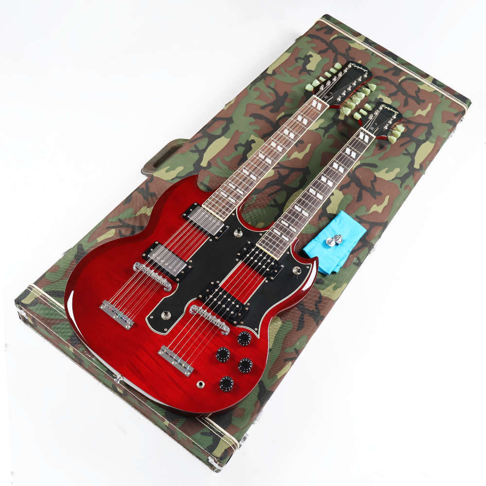 Epiphone 【中古】 エレキギター Epiphone G-1275 Double Neck Cherry