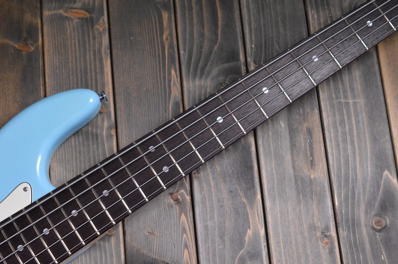 Miura Guitars USA MB-2 5st NV Sonic Blue All Lacquer Finish（新品