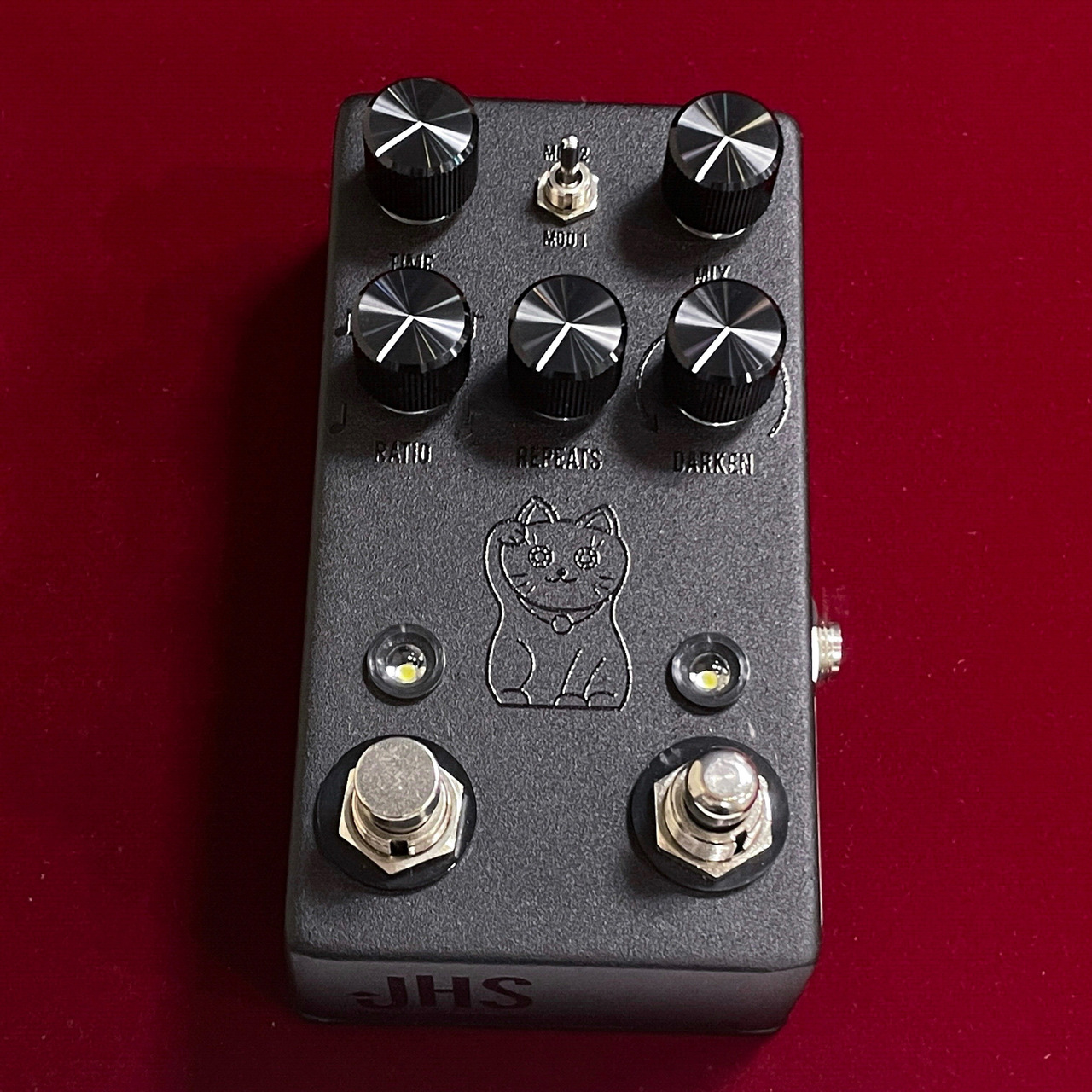 JHS Pedals Lucky Cat Delay Black 【中古】【限定カラー】【高音質2 