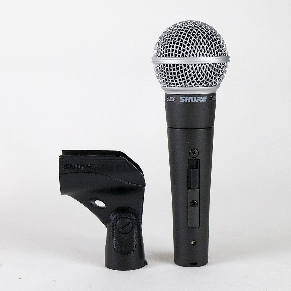 Shure 【中古】 マイク ダイナミックマイク SHURE SM58SE スイッチ付き