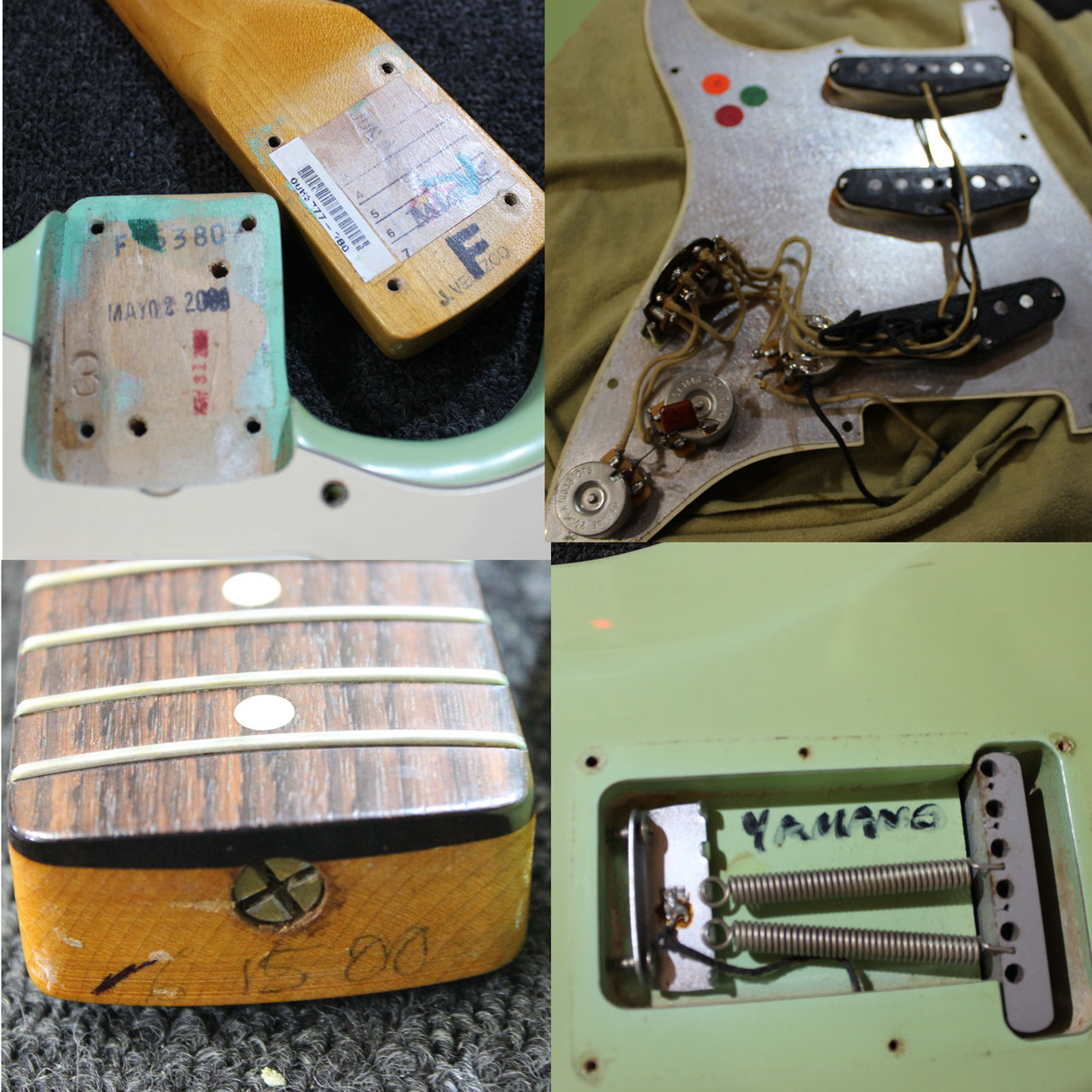 Fender American Vintage 62 Stratocaster Thin Lacquer Surf Green