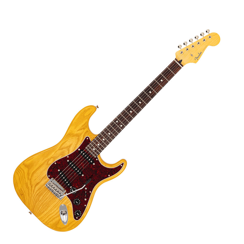 Black Rose メーカー不明ストラトキャスター完動品➕部品取り付き Fender フェンダー Made in Japan Limited Stratocaster Raw Ash