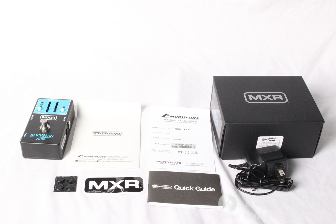MXR ROCKMAN X100 新品同様 正規品 保証付き MXR MX100 ROCKMAN X100 ANALOG TONE PROCESSOR｜ミュージック