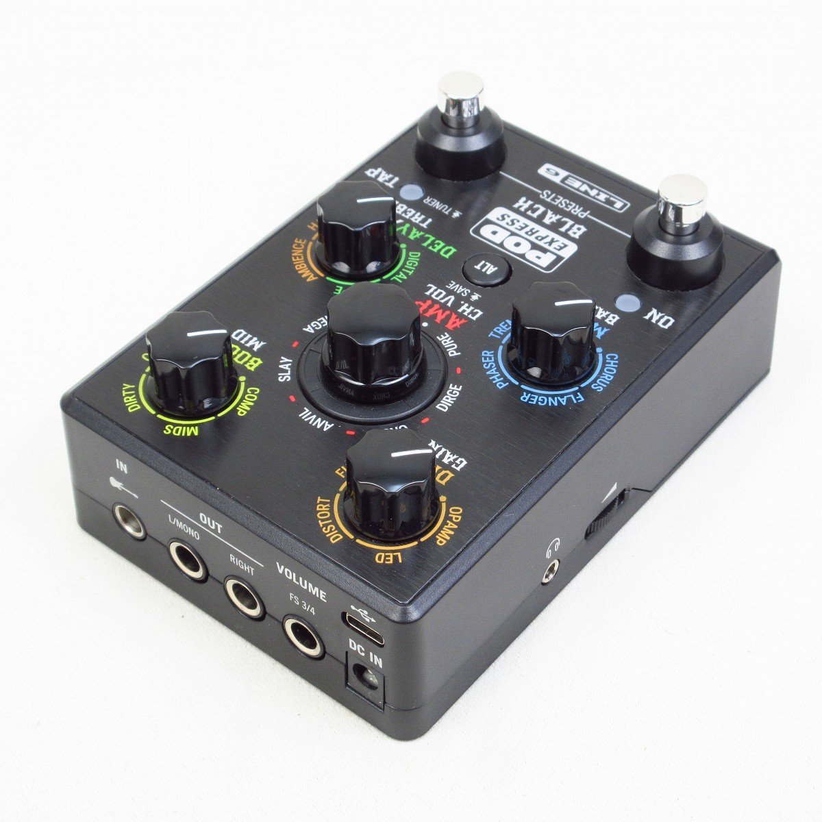 LINE 6 POD EXPRESS ギターエフェクター　中古美品 LINE6 ライン6 POD Express Guitar マルチエフェクター ギター