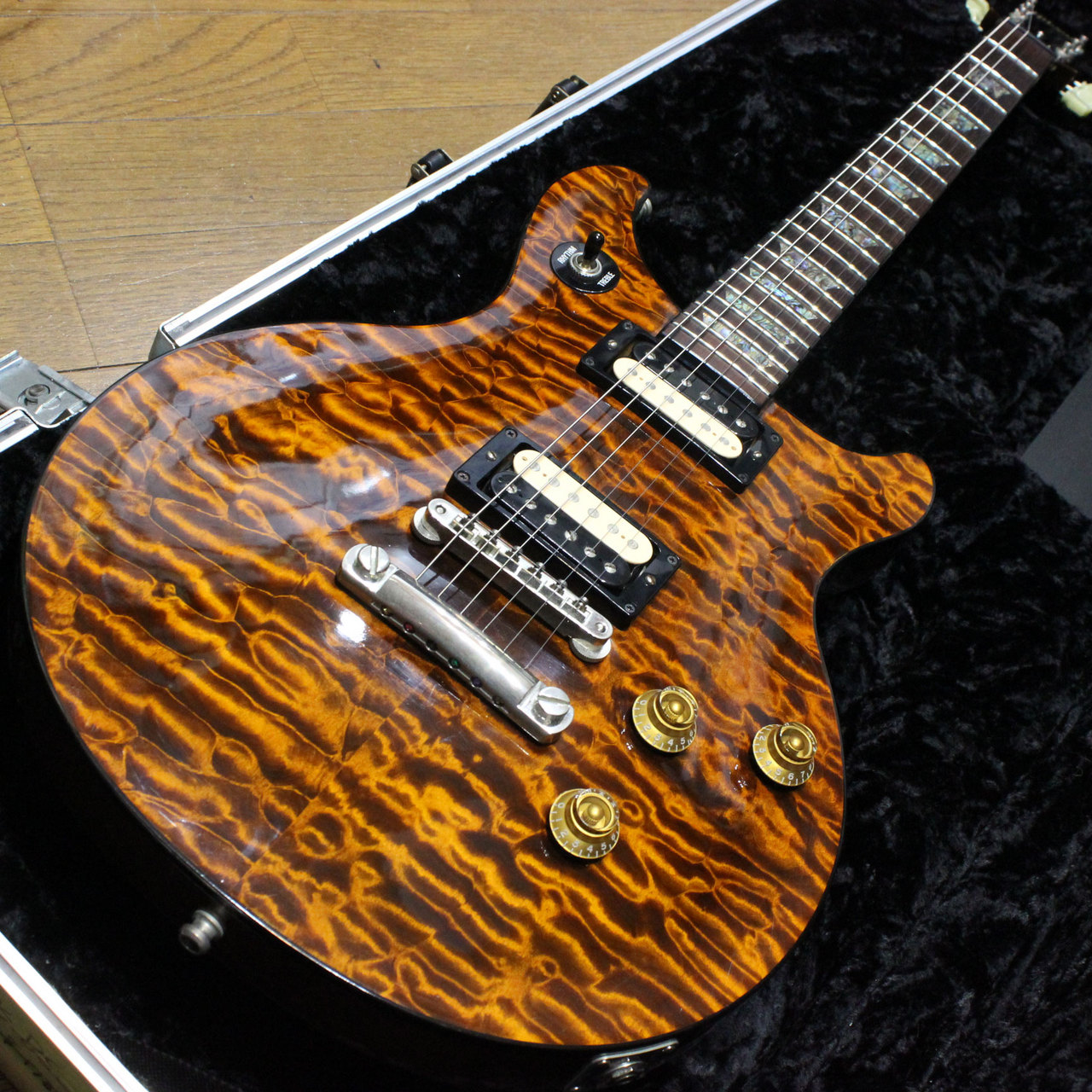 Gibson Custom Shop TAK MATSUMOTO DC QUILT BROWN BURST 1ST 2005年製 