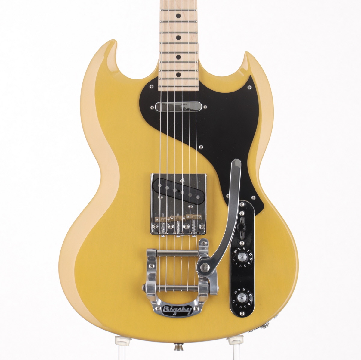 Bacchus BSGシリーズ(SGカスタムタイプ) Bacchus BSG-HYBRID Modified Butterscotch Blonde Maple Fingerboard