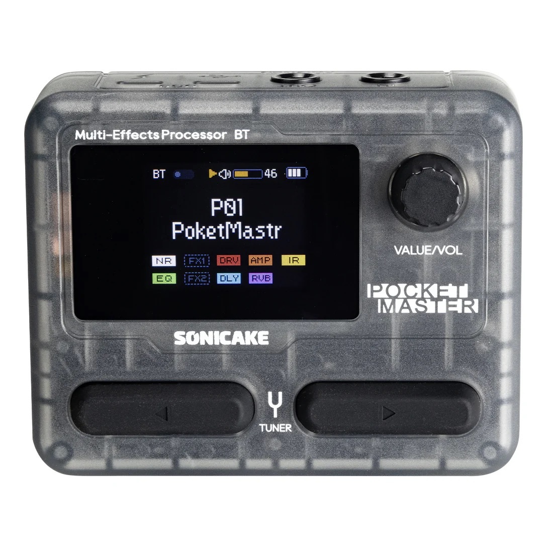 ギター Sonicake Pocket Master Black SONICAKE Pocket Master / Clear Black（新品）【楽器検索デジマート】