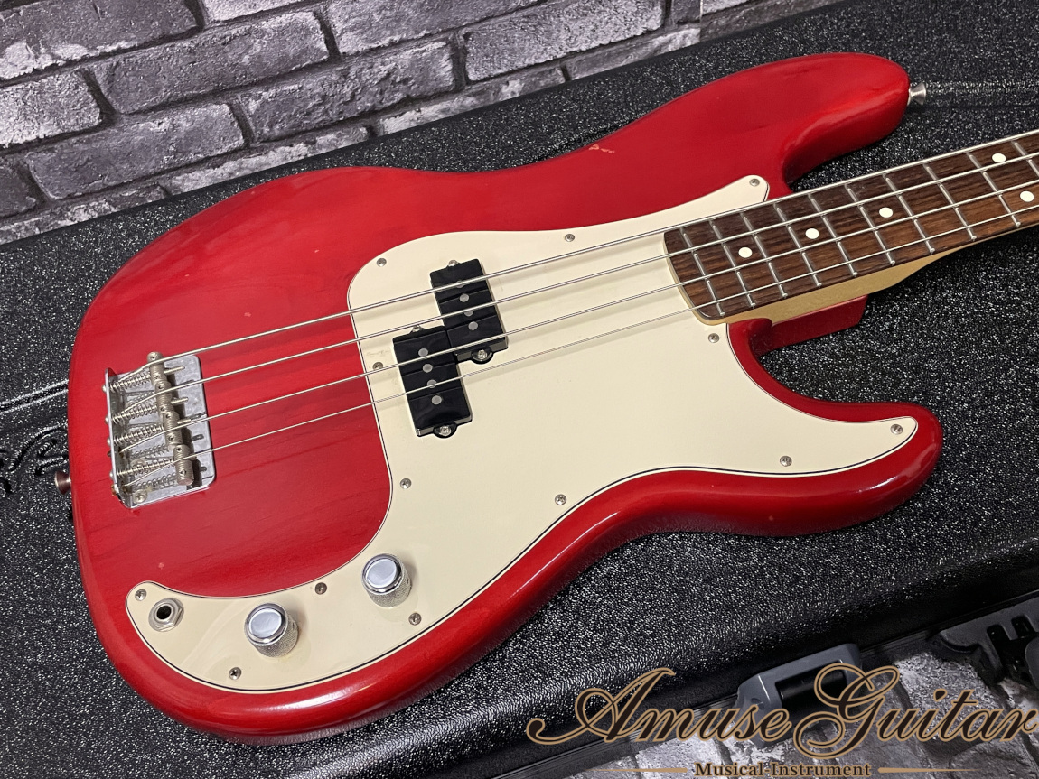 Fender Highway One Series Precision Bass # Crimson Red Transparent