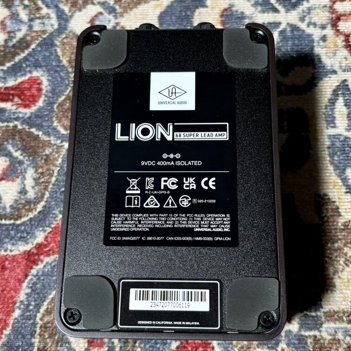 Universal Audio UAFX Lion '68 Super Lead Amp コンパクト