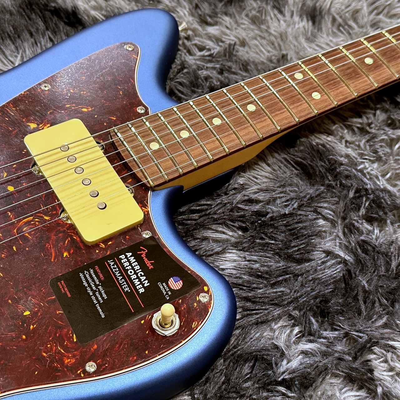 Fender American Performer Jazzmaster Satin Lake Placid Blue
