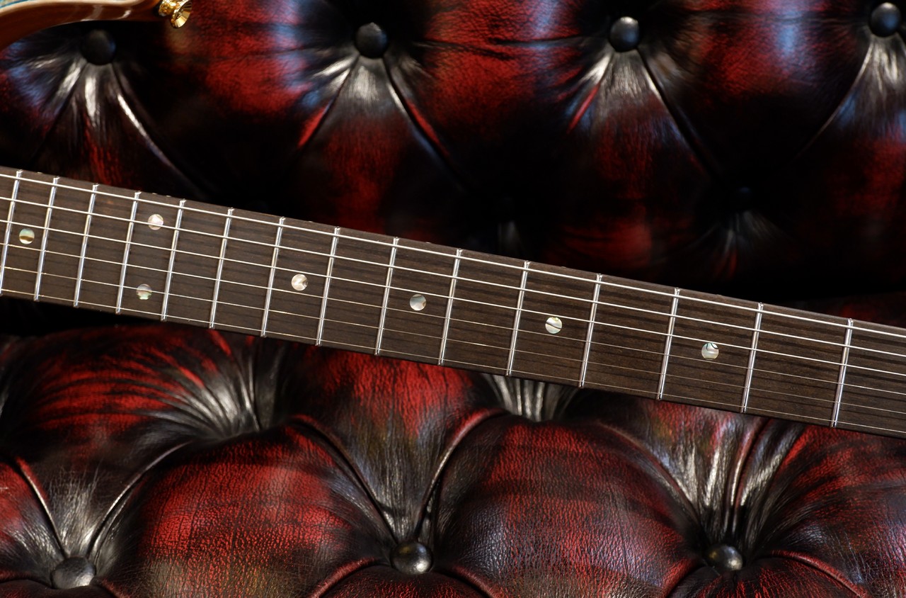 T's Guitars DST-Pro24 Kuro Limited 5A Exoticl Maple Top Honduras