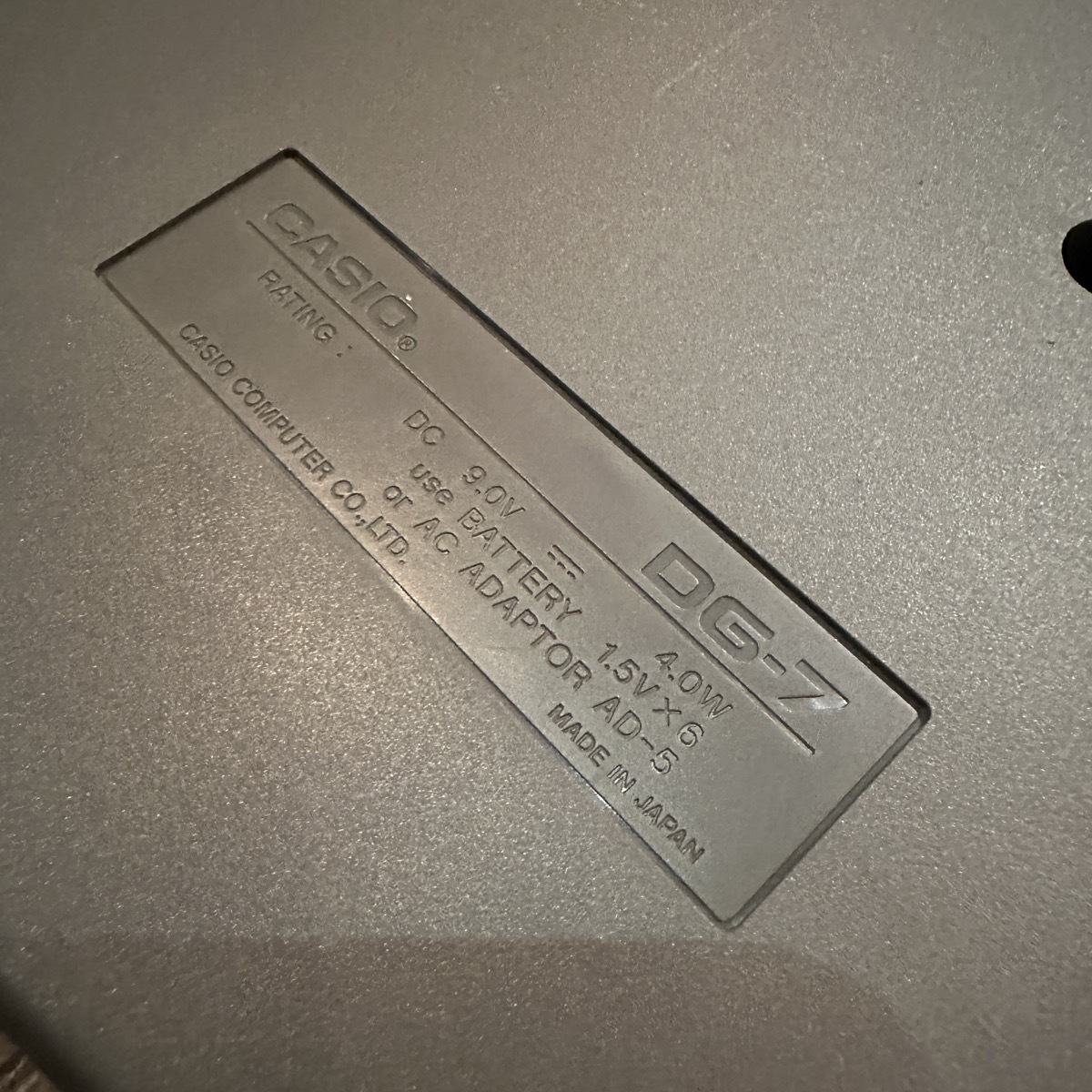 Casio DG-7 Vintage 80's Digital Guitar Synthesizer（中古/送料無料