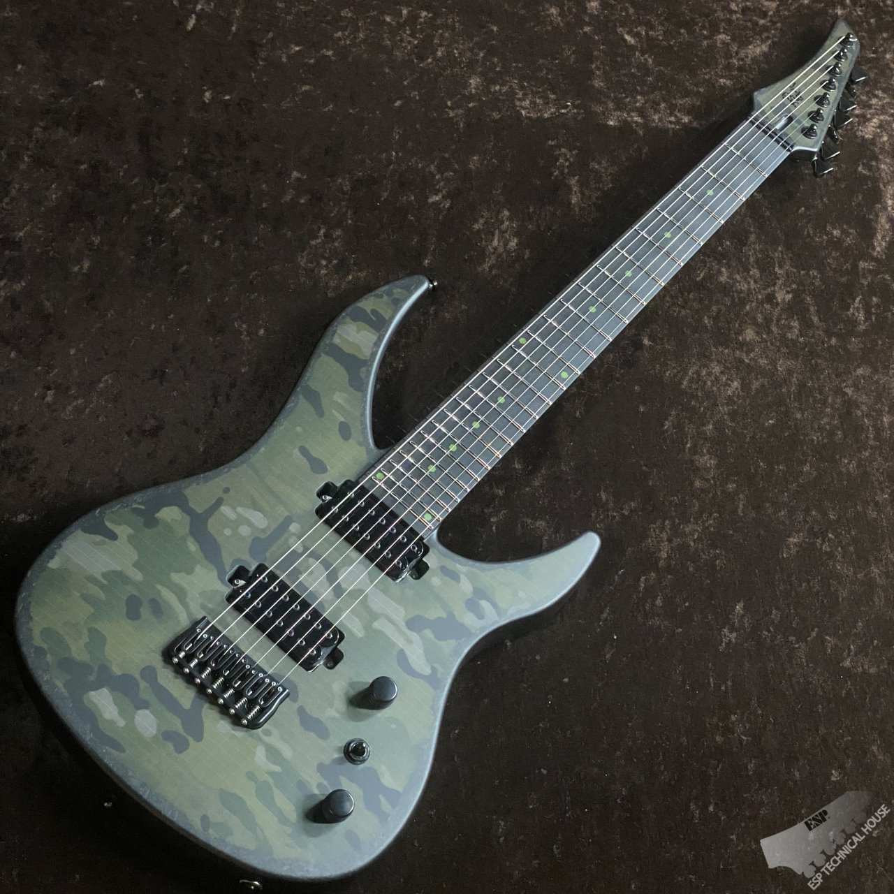 RUF Guitars Professor Schrödinger 7【Carbon Burst Camo Satin