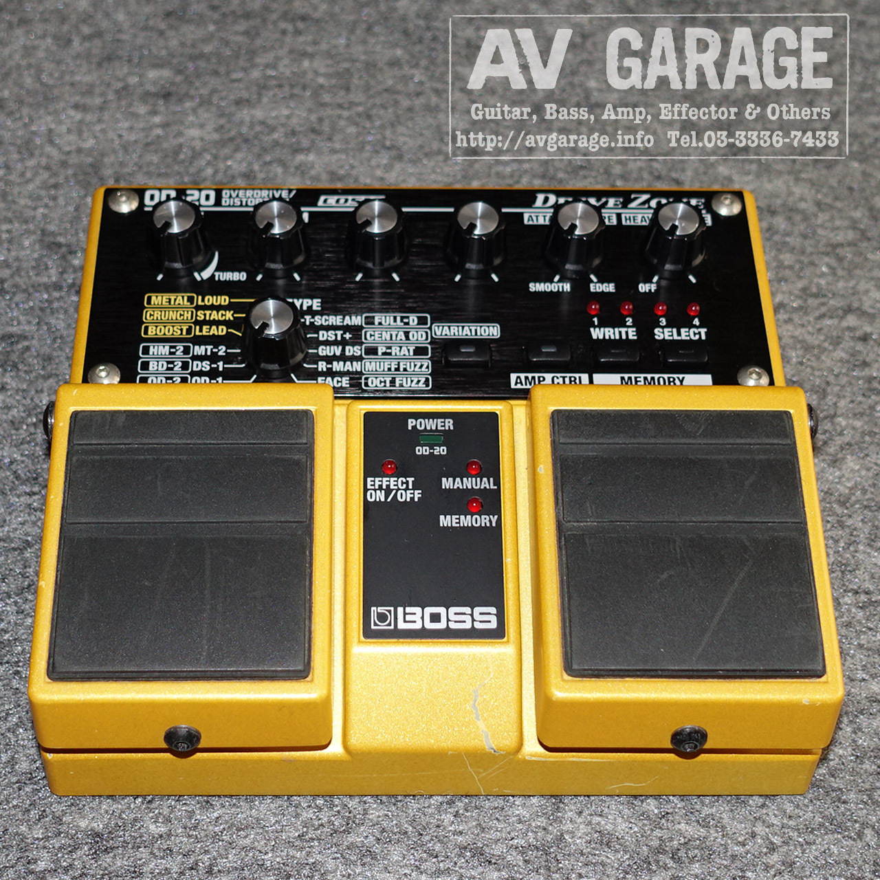 BOSS OD-20 DRIVE ZONE Overdrive/Distortion(中古)【楽器検索 BOSS OD-20 DRIVE ZONE Overdrive/Distortion(中古)【楽器検索