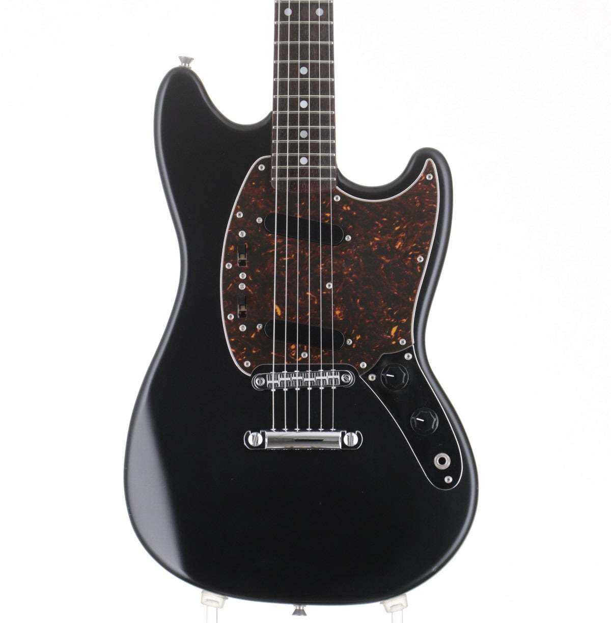 Fender Japan MG69 / Matching Head / Stop Tailpiece Matte Black