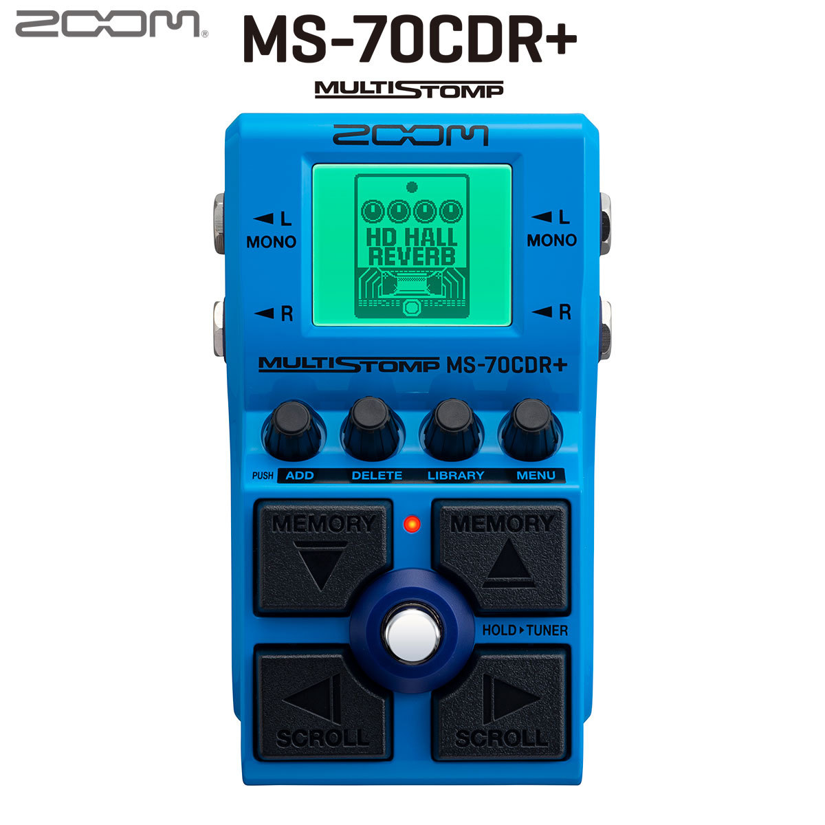 ZOOM MS-70CDR+ MultiStomp 【初回完売：次回入荷分ご予約受付中 