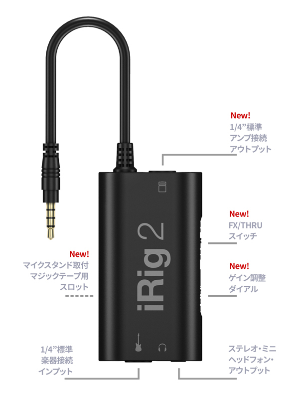 irig2 iphone オファー スピーカー