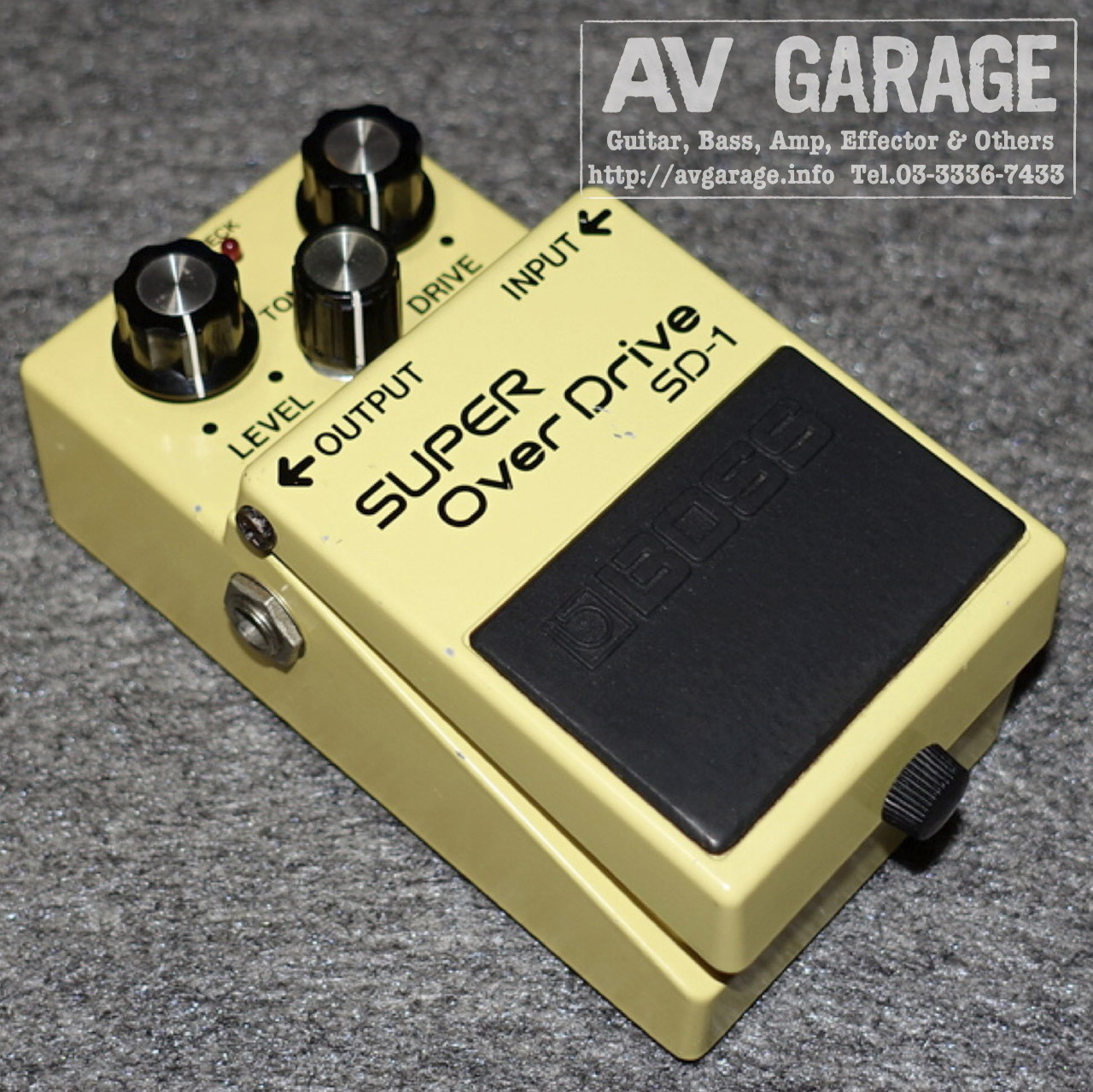 BOSS SD-1 SUPER Over Drive 1980年代 日本製「NEC C4558C仕様」（中古