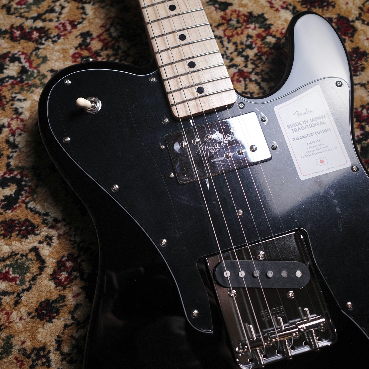 Fender Made in Japan Traditional 70s Telecaster Custom Black