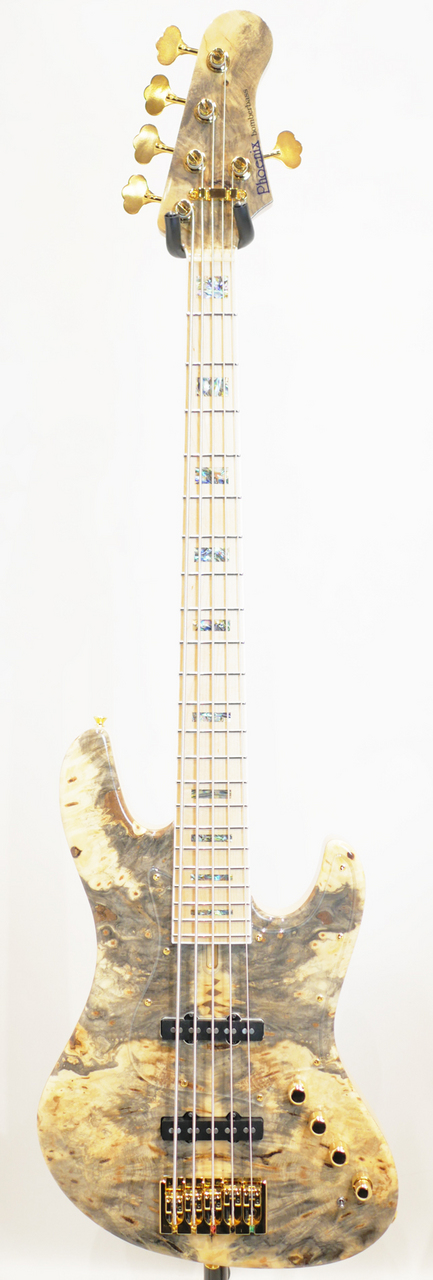 Phoenix Bomber Bass / BB-5 Buckeye Burl Custom（新品）【楽器検索