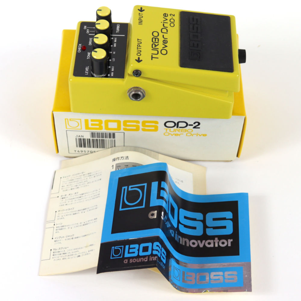 Boss OD-2 TURBO オーバードライブギターエフェクター ヴィンテージ レビュー】BOSSの隠れた名機かも！？OD-2 TURBO Over Driveを
