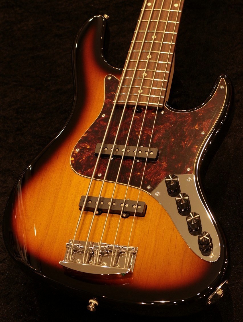 Kikuchi Guitars Hermes RV5 (5st Alder/Rosewood) /Tobacco Burst