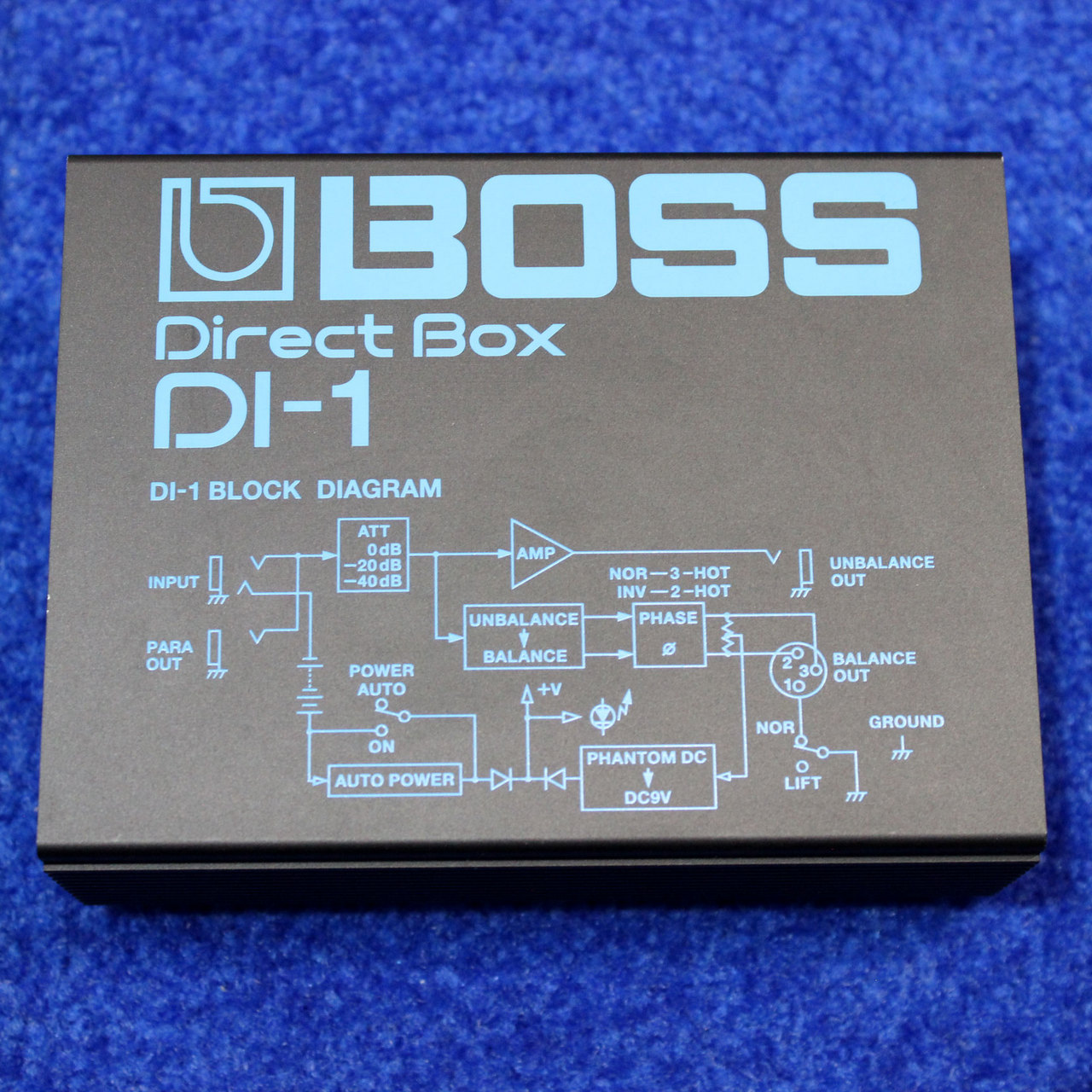 BOSS DI-1 Direct Box 箱 取説付 BOSS DI-1 Direct Box(Made in Japan)、元箱・取扱説明書付きの極美品